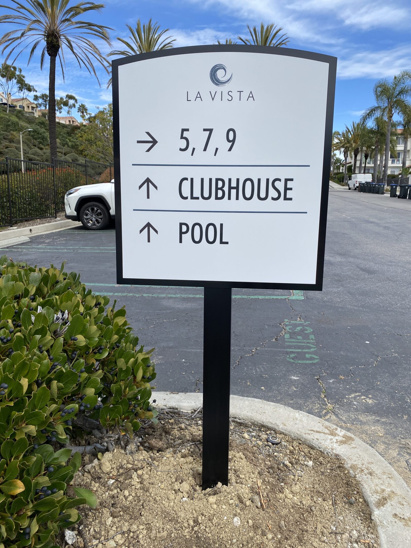 HOA Directional Sign